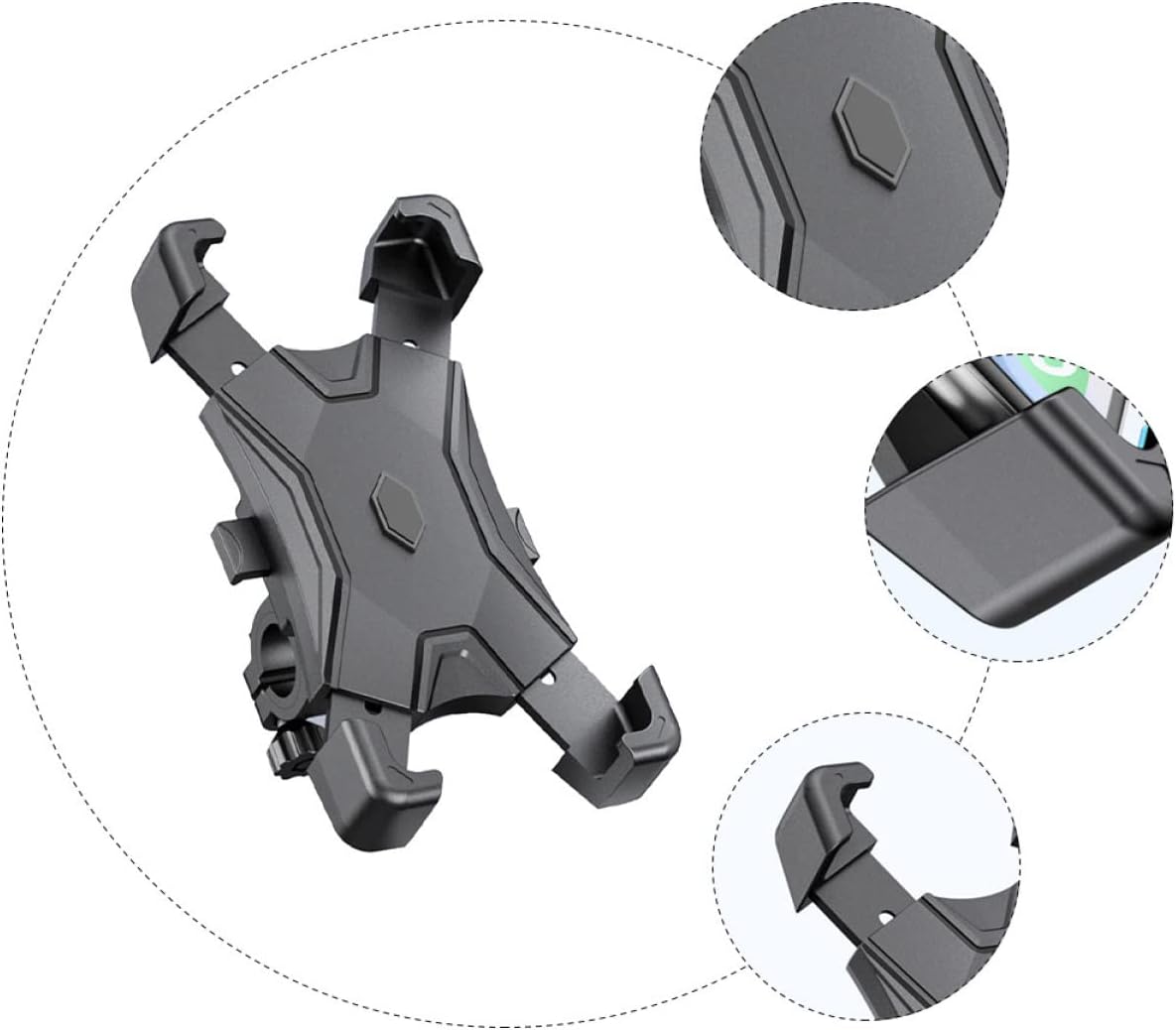 Supporto Telescopico Universale per Smartphone – Per Moto, Scooter e Biciclette