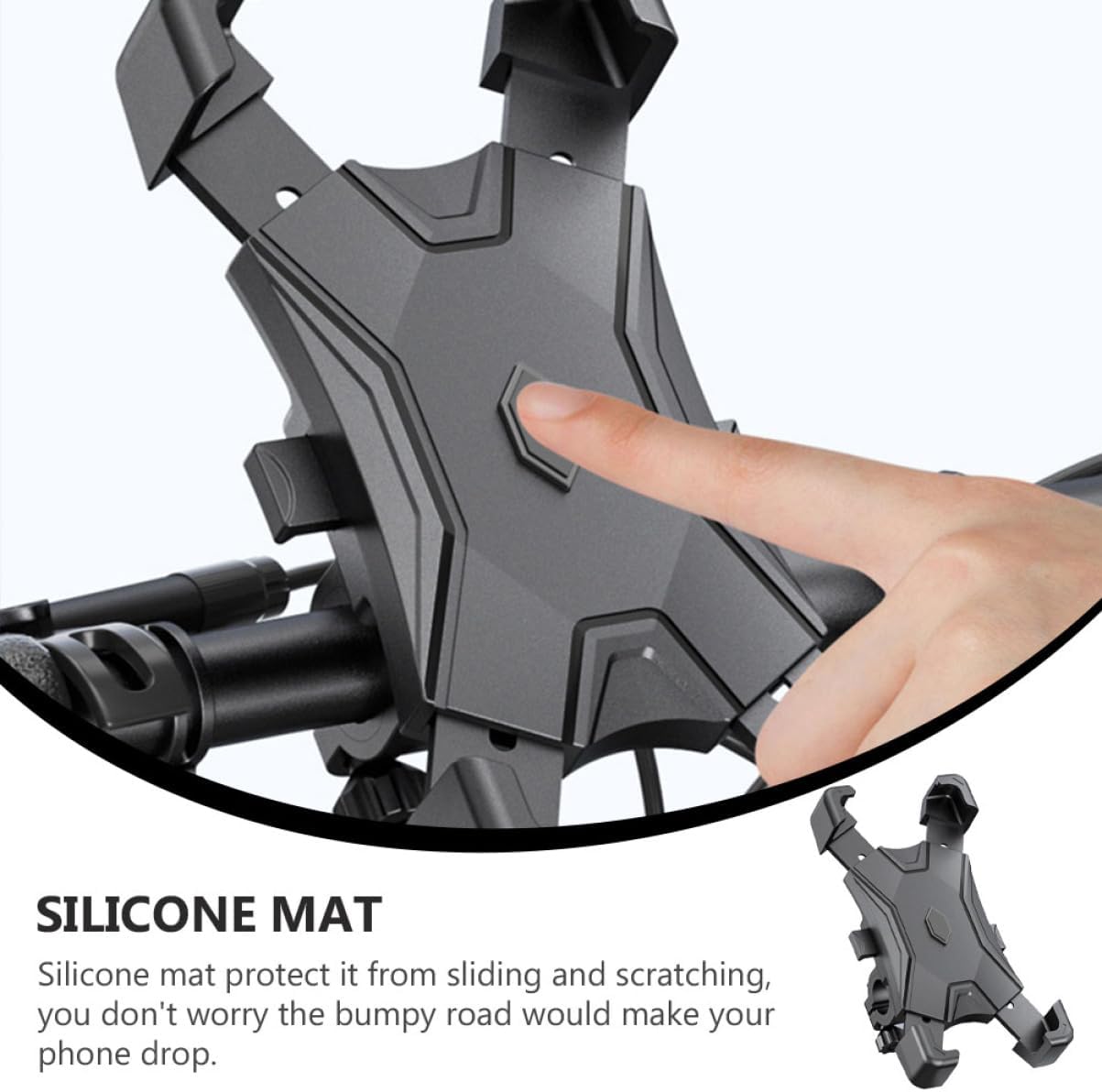 Supporto Telescopico Universale per Smartphone – Per Moto, Scooter e Biciclette